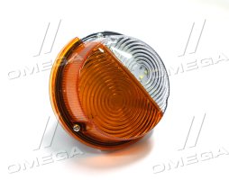 Ліхтар передній Ф130 КАМАЗ, МАЗ  LED жовт./біл. 24V <ДК>