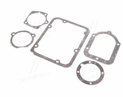 Р/к КПП ГАЗ 3307,53,66,ПАЗ (4 паронітові+1 картон, комплект прокладок) (DETALKA)