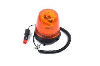 Маяк проблисковий помаранчевий галоген, 12/24V, 55/70W, 144x166 (Febi)