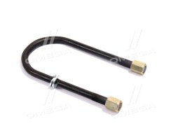 Стремянка рессоры задней ВОЛГА ПРЕМИУМ в сборе с высокими гайками (L=180 мм)