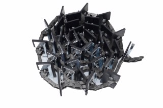 Транспортер элеватора зернового NH в сб.148 звеньев, 37 пл.(87538988/47949285/84437418) (Donghua)