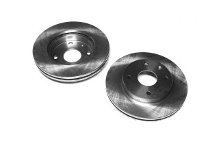 Диск гальмівний CHEVROLET LACETTI передн. (компл. 2 шт.) (вир-во SASIC)