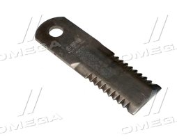 Нож измельчителя подвижный JD зубчатый 173X50X5 d=18,1 (Z42176/222500/42249) (MWS)