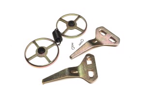 Чистик роликовый, комплект лев+прав (AA5472/AA49573(2) AH133315+A69139+A69140+(2)A50047) (Greenly)