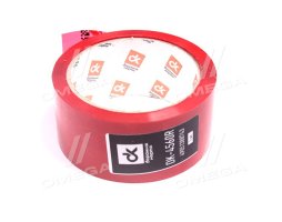 Скотч пакувальний червоний (липка стрічка) 45х60 м. <ДК>