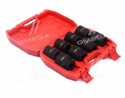 Змінні ударні головки 3/4", 26-38 мм, комплект 8 шт.(NEO)