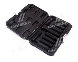 Сменные шестигранные ударные головки, длинные, 1/2, набор 10 шт. CrMo(NEO)