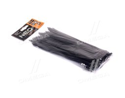 Хомуты 3,6х200 мм, 100 шт. черный(NEO)