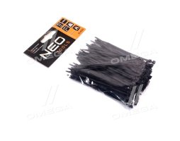 Хомуты 2.5х100 мм, 100 шт. черный(NEO)