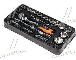 Набір змінних головок 1/2", 27 шт.(NEO)