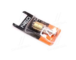 З'єднувач пневматичний d12 ялинка-куплунг прямий мама сталь-латунь (NEO)