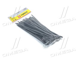 Хомути 4,8 x 200 мм, 75 шт. чорні(TOPEX)