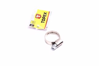 Хомут черв’ячний, 16–25 мм, ширина 9 мм, W2 (TOPEX)