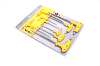 Шестигранні ключі Torx з Т-ручкою, набір з 9 шт.(TOPEX)