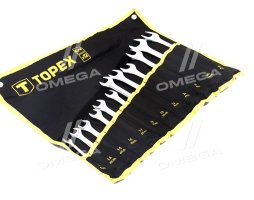 Гайкові ключі комбіновані, 13-32 мм, набір з 12 шт.(TOPEX)