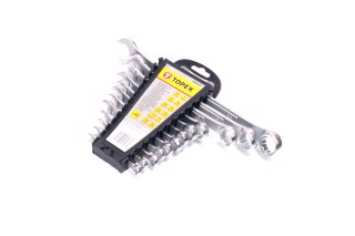 Гайкові ключі комбіновані, 6-22 мм, набір з 12 шт.(TOPEX)