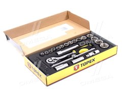 Набір змінних головок 1/2", 21 шт.(TOPEX)