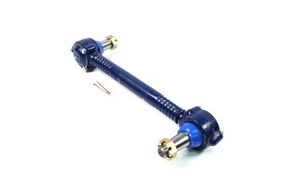 Штанга реактивная КАМАЗ (обжимная, М33х1,5, палец+вкладыши) в сборе с гайками (DETALKA)