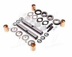 Шкворень у комплекті ГАЗ 53,3307 Р0 (D=30) (підшипники РОЛИКОВІ ПРЕМІУМ, повний на а/м) (DETALKA)