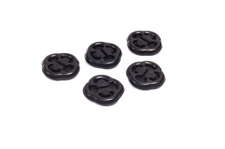 Р/к підвіски глушника ВАЗ 2108-09-2115, Гума(компл. 5шт)(вир-во RG RUBBER GROUP)