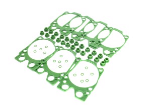 Р/к головки блоку КАМАЗ (3 найм., комл. на двиг.) силікон (TEMPEST)