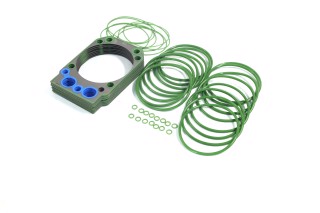 Р/к головки блоку КАМАЗ (4 найм., комл. на двиг.) фторсилікон (TEMPEST)