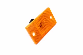 Фонарь габаритный боковой Грузовые Авто с LED элементом (12-24B, оранжевый, светодиод) (DETALKA)