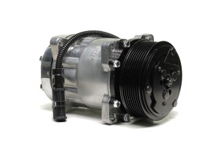 Компресор кондиціонера у зборі CLAAS, New Holland (зі шківом)  (Cametet)