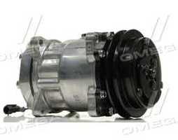 Компресор кондиціонера у зборі Case, New Holland (зі шківом)  (Cametet)