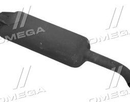 Глушитель МТЗ, ЮМЗ короткий черн. (L=930 мм) (ТД Автокомплект)