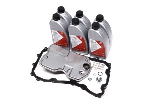 Комплект для заміни оливи FEBI 29934 6x1L, фільтр АКПП, прокладка (опис у примітці)