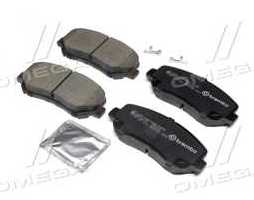 Колодка гальм. диск. передн. (вир-во BREMBO)