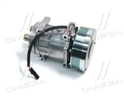 Компресор кондиціонера у зборі CLAAS, New Holland (зі шківом)  (Cametet)