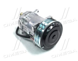 Компресор кондиціонера у зборі New Holland, CASE (зі шківом)  (Cametet)