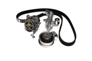 Водяний насос + комплект ременя ГРМ (Вир-во HEPU)