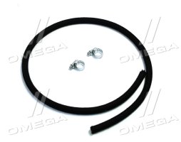 Шланг паливний НИВА бензонасос-карбюратор з хомутами (Dвнутр 8 Х Dзовнішн 13, L=1 m ) (DETALKA)