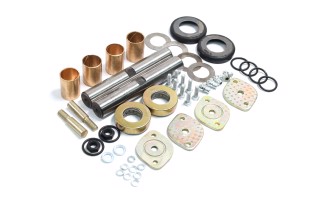 Шкворень у комплекті ГАЗЕЛЬ Р0 (кришки посилен,РОЛИКОВІ підш, втулки ЛАТУНЬ Л 90,к-кт а/м)(DETALKA)