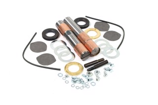 Шкворень в комплекте ЗИЛ 130 Р0 (D=38) (полный на а/м, втулки биметаллические) <ДК>