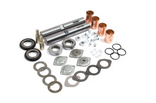 Шкворень в комплекте ГАЗ 53,3307 Р0 (D=30)(с подшипниками,полный на а/м,втулки биметаллические) <ДК>