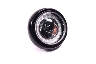 Фара ГАЗ,3307,4301,ЗІЛ,ПАЗ,УАЗ LED (18 світлодіодів, лінза, 4 проводи+охолодження, 12-24V)