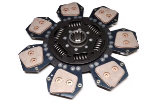 Диск сцепл. ведомый МТЗ 80,82 (керамич., лепестковый) (ТМ JUBANA)