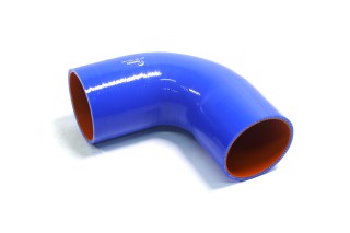 Патрубок угловой 90 гр. ф85 150*150 (силикон) (TEMPEST)