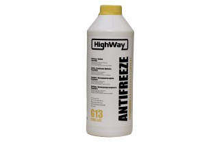 Антифриз HighWay ANTIFREEZE G13 концентрат жовтий 1,5л