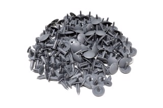 Пистон крепления обивки салона ГАЗЕЛЬ (серый, с гнездом) <ДК>