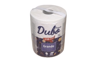 Полотенце бумажное, 2-х слоев, 350 отрывов, белые, ДИВО