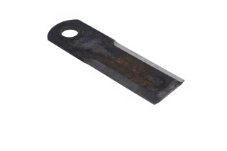 Нож измельчителя подвижный Claas гладкий, с зональной закалкой 173X50X4 d=20 (736872/754116) (MWS)