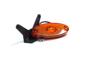 Фонарь габаритный 24V 2LED жёлтый (TEMPEST)