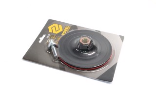 Круг-насадка шлифовальная VOREL с липучкой: O=125мм + гайка М14, винт [30/120](VOREL)