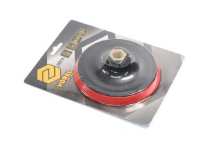 Круг-насадка шліфувальна VOREL з липучкою : O=125мм + гайка М14 [25/100](VOREL)