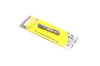 Мітчик VIROK М6 х 1,0; 2 шт.(№1+№2) сталь 9ХС. DIN 2181. ГОСТ 3266-81.(VOREL)